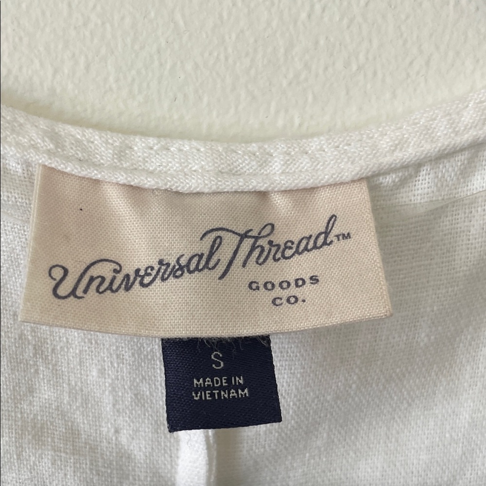 Universal Thread White Button-Front Midi Dress - Picture 5 of 9